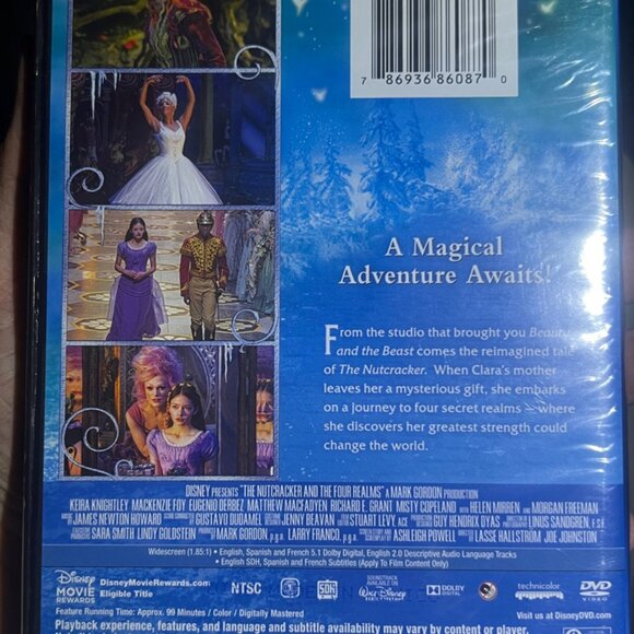 New Sealed The Nutcracker and the Four Realms (DVD, 2018) *TN1 - Picture 2 of 2